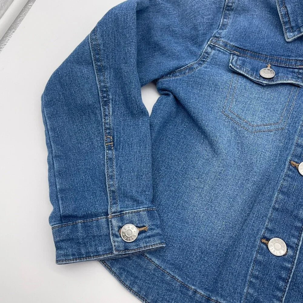BCBG girls denim jacket size 7/8 great conditions